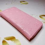 LV Clemence Pink Women's Wallet - Light Pink Leather & Gold Hardware