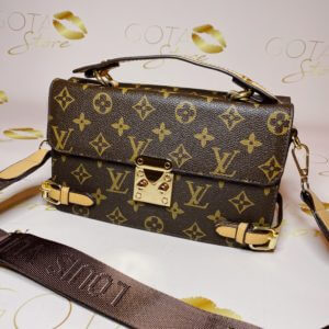 LV Trunk Clutch Classic Monogram – Brown Leather & Gold Hardware Women’s Medium Handbag