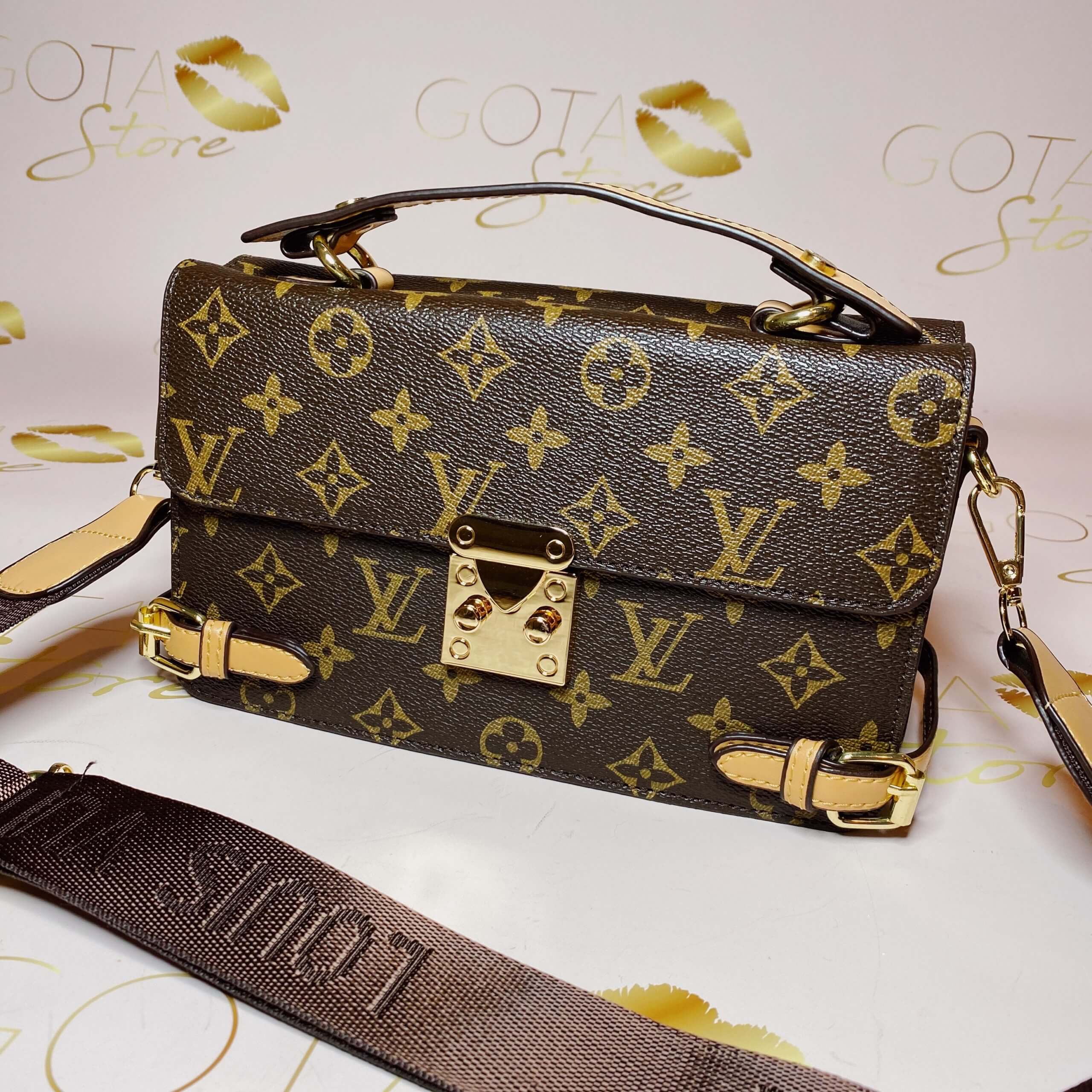 LV Trunk Clutch Classic Monogram – Brown Leather & Gold Hardware Women ...