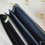 GG Zip Around Classic Women's Wallet - Black Leather & Gold Hardware