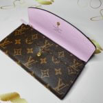 LV Emilie Classic Monogram Women’s Wallet - Pink Leather