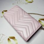 GG Marmont Clutch Bag - Pink Leather & Gold Hardware Women's Small Purse
