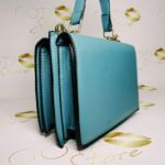 LV Blanche BB Embossed Shoulder Bag - Blue Leather & Gold Hardware Medium Women's Purse