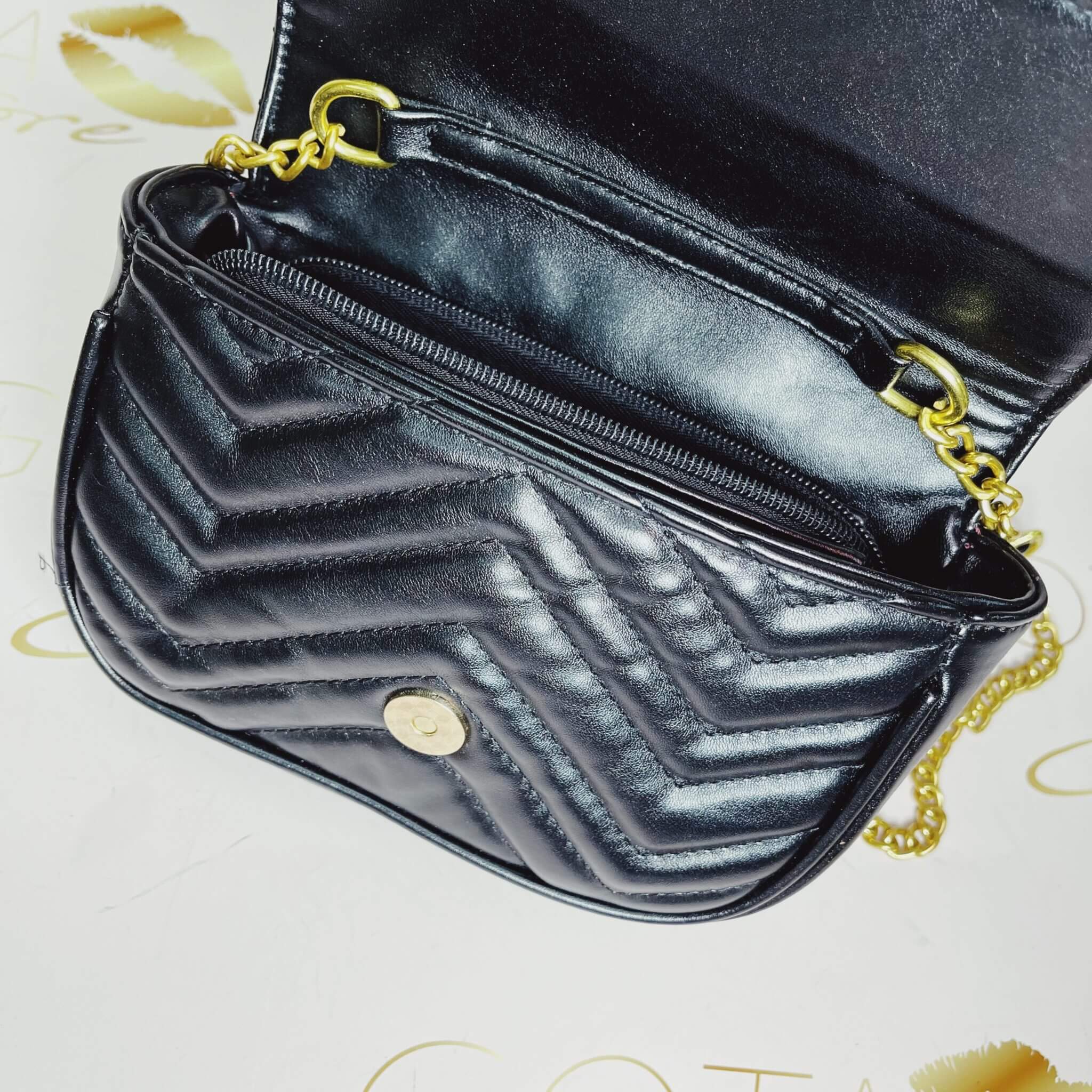 gg marmont leather clutch