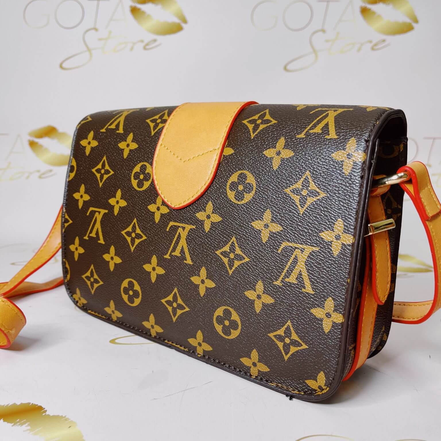 LV Pont 9 Classic Monogram Shoulder Bag - Brown Leather & Gold Hardware ...