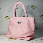 Prda Pink Nylon Medium Purse - Fabric Women's Medium Tote Bag