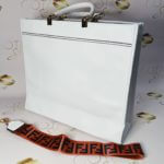 FF Sunshine Large Purse - White Leather Women's Tote Bag