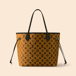 LV Neverfull MM Light Brown Monogram – Brown Leather Women’s Handbag