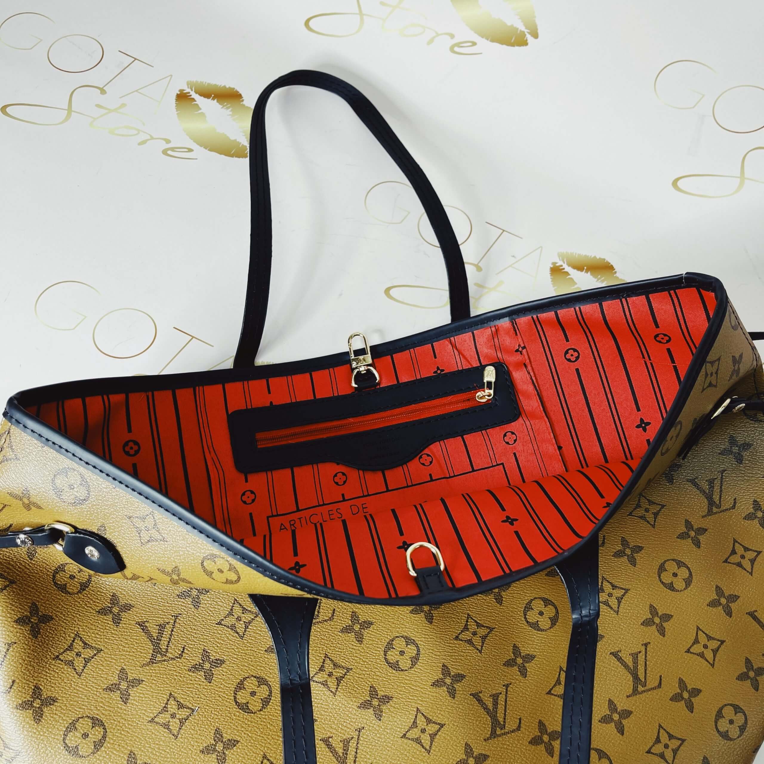 Louis Vuitton Monogram Neverfull MM w/ Pouch - Brown Totes, Handbags -  LOU797312