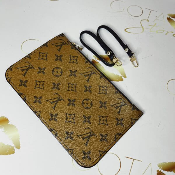 LV Neverfull MM Light Brown Monogram – Brown Leather Women’s Handbag