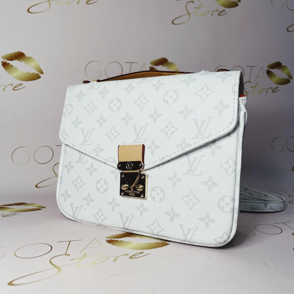 lv white pouch