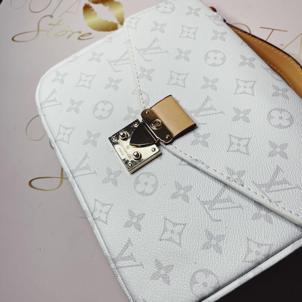 lv white pouch