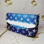 LV Felicie Pochette Escale Blue Leather Purse – Women’s Small Clutch Bag & Wallet