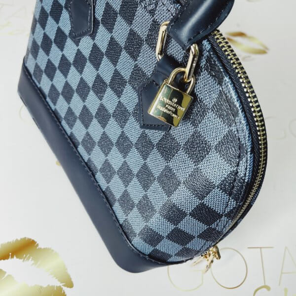 LV Alma Damier Graphite Small Purse - Black Leather Women’s Clutch Bag