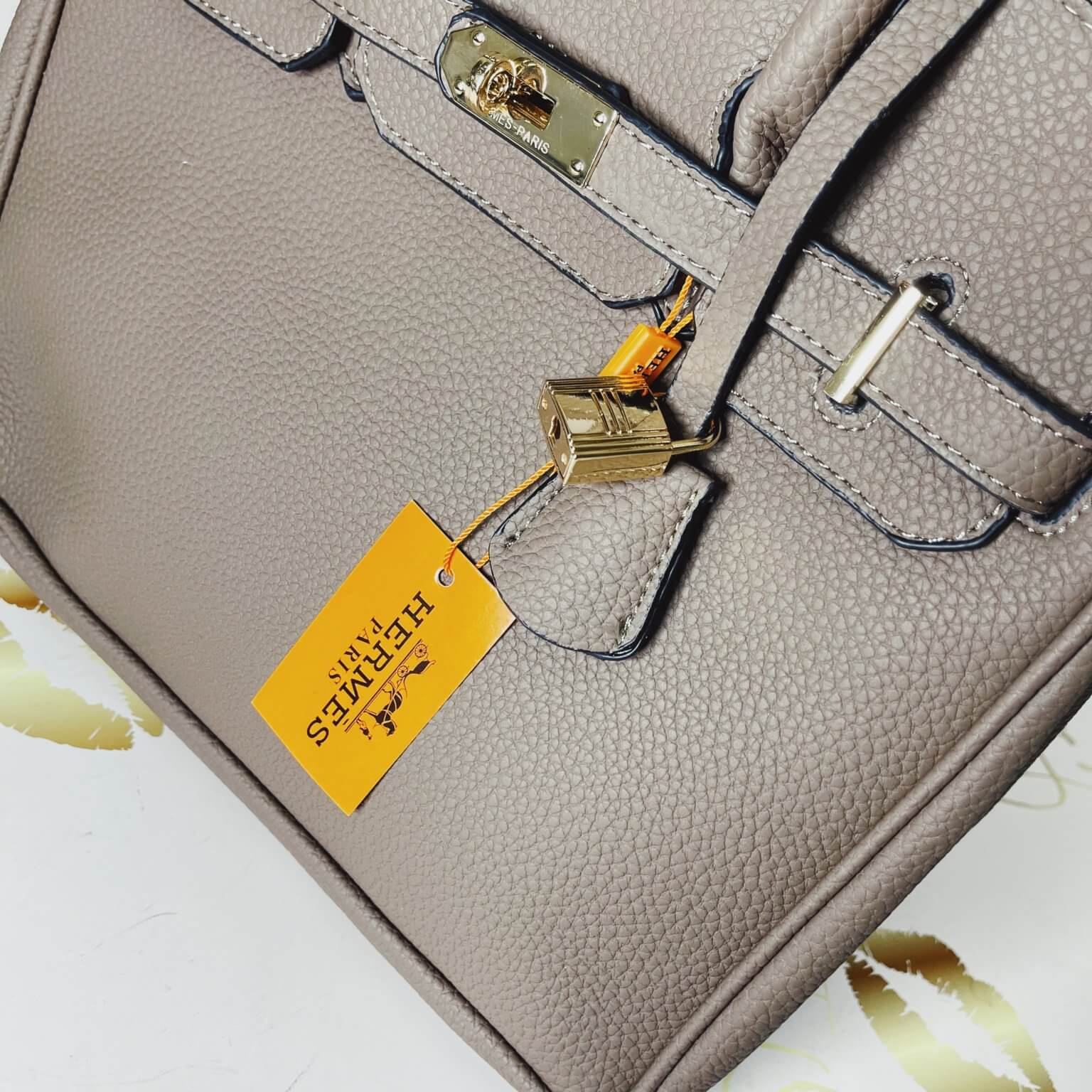 Birkin 25 Leather Purse Dark Brown Women’s Large Tote Bag GOTA Store