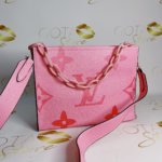 LV Coussin Pink Monogram Crossbody Purse - Medium Leather Bag